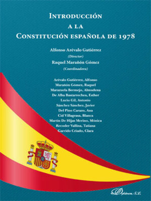 cover image of Introducción a la Constitución española de 1978